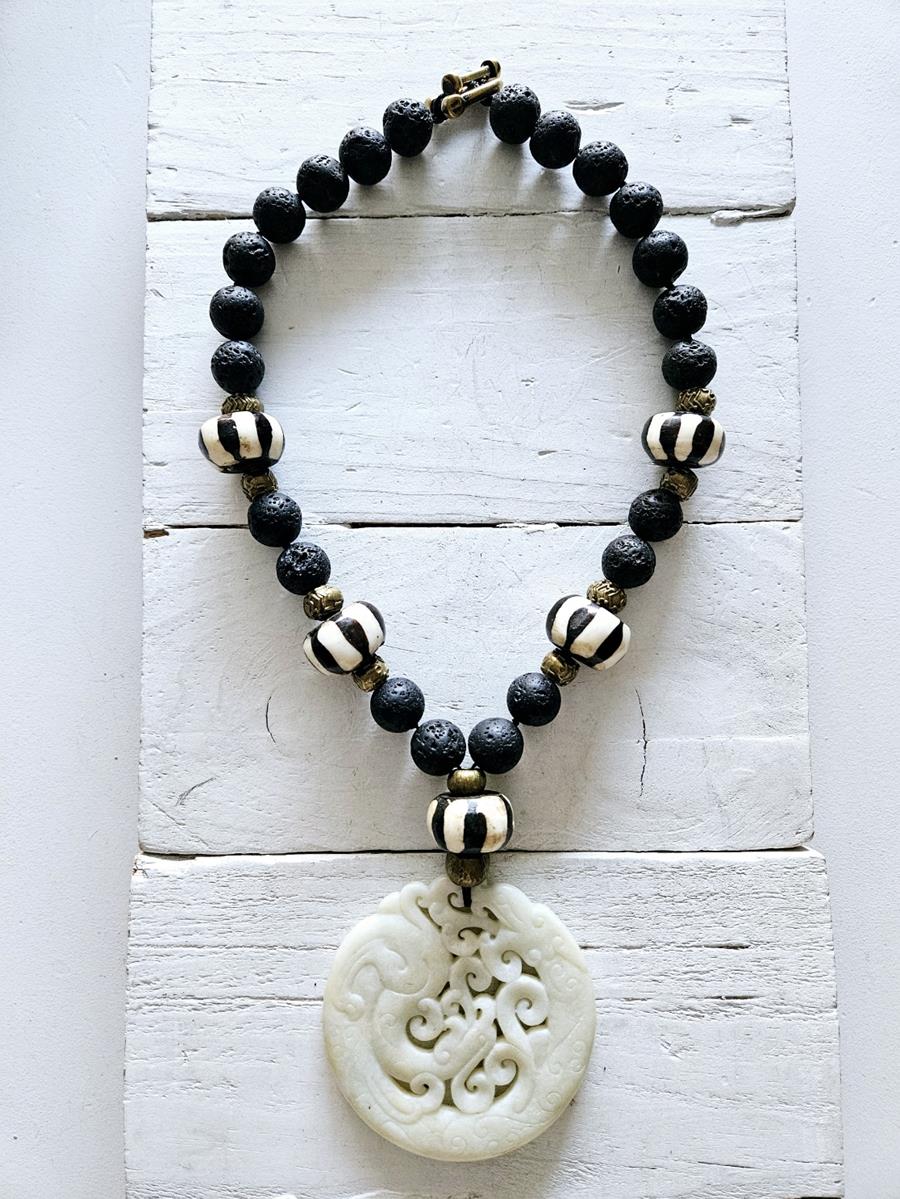 Collar Nairobi Jade | NOM104 | Bohemian Barcelona, freespirit, lifestyle.