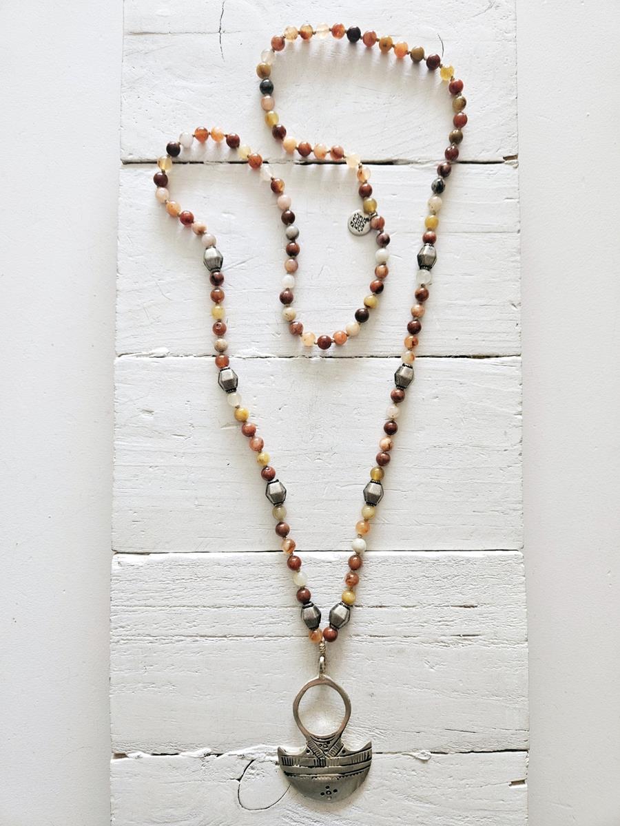 Collar amuleto tuareg terracota | 291 | Bohemian Barcelona, freespirit, lifestyle.