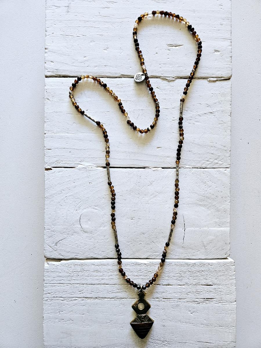 Cruz tuareg mini brown and ébano | 291 | Bohemian Barcelona, freespirit, lifestyle.