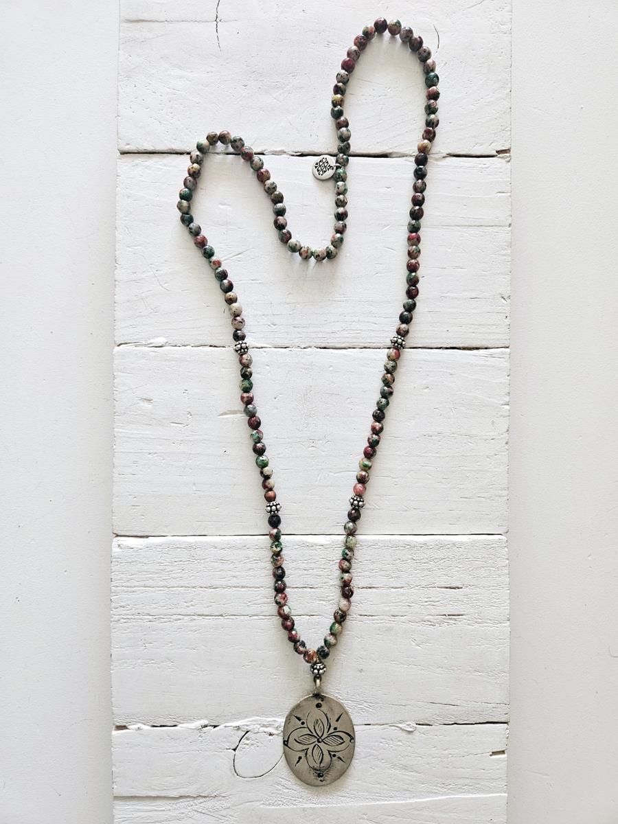 Collar medallón tuareg mixed | 342 | Bohemian Barcelona, freespirit, lifestyle.