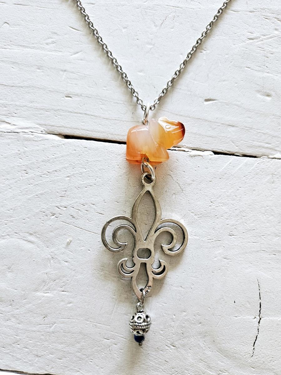 Colgante elefante y flor de lis | 342 | Bohemian Barcelona, freespirit, lifestyle.