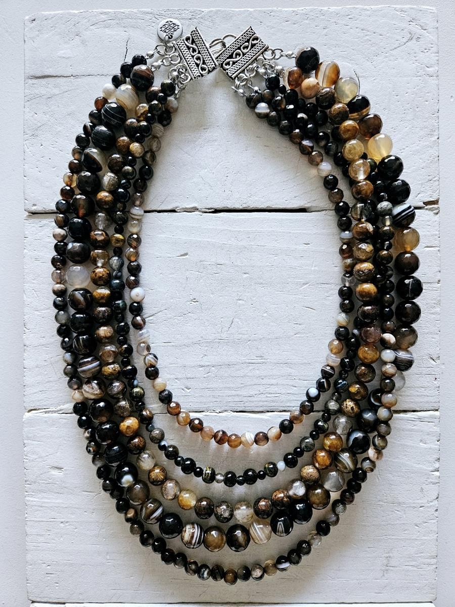 Collar multivueltas brown | 1118 | Bohemian Barcelona, freespirit, lifestyle.