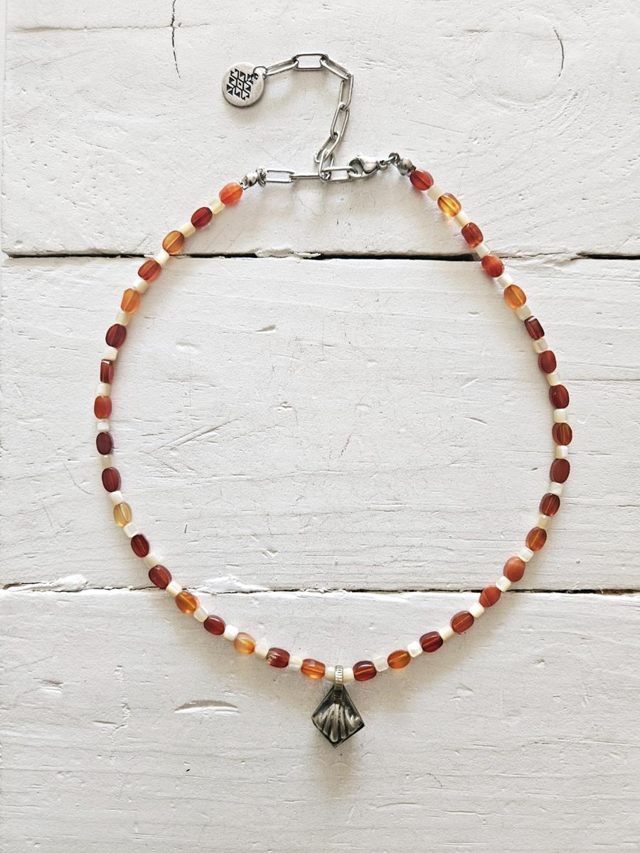 Gargantilla Mini cornalina | 419 | Bohemian Barcelona, freespirit, lifestyle.