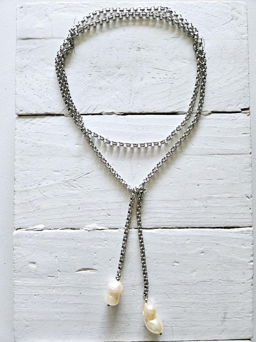 Gargantilla Jackie nudo Silver | 1659 | Bohemian Barcelona, freespirit, lifestyle.