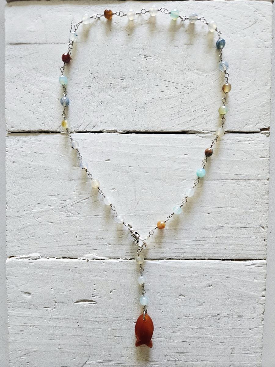 Gargantilla pez cornalina | 342 | Bohemian Barcelona, freespirit, lifestyle.