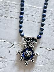 Collar lapis y cruz bereber | 1541