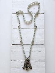 Collar Jade y colgante vintage | 291