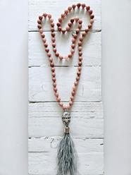 Collar Morocco plumas rose | 394 | Bohemian Barcelona, freespirit, lifestyle.