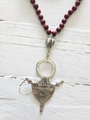 Collar Cruz Tuareg Cinabrio | 342