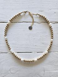 Choker Jackie hematites y perlas Golden | JAC202 | Bohemian Barcelona, freespirit, lifestyle.