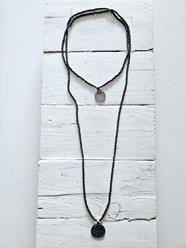 Collar doble vuelta mini grey | 267