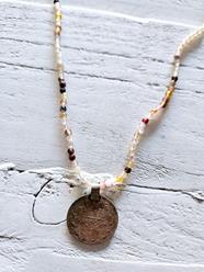 Collar doble vuelta mini melocotón | 267