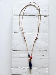 Colgante Fish lapis cuero | JAC217 | Bohemian Barcelona, freespirit, lifestyle.