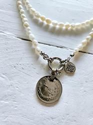 Gargantilla Jackie doble moneda | NOM104