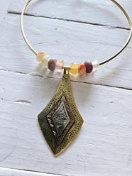 Gargantilla aro étnico con cuarzos | 1667 | Bohemian Barcelona, freespirit, lifestyle.