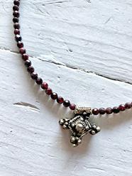 Gargantilla granates y cruz bereber | 780
