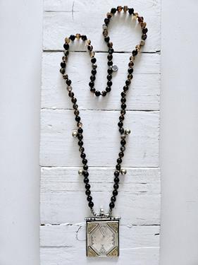 Collar square brown | 1118 | Bohemian Barcelona, freespirit, lifestyle.