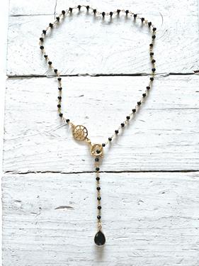 Rosario Black  golden piedra | 419