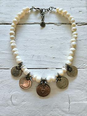 Collar Jackie monedas | JAC218