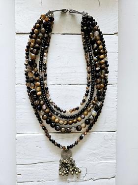 Collar multivueltas brown | 1118 | Bohemian Barcelona, freespirit, lifestyle.