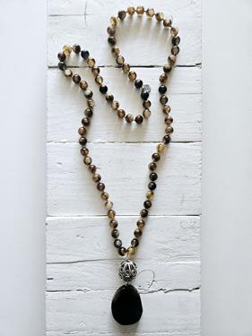 Collar ágata brown | 1118 | Bohemian Barcelona, freespirit, lifestyle.