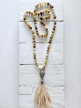 Collar Morocco plumas sand | 294 | Bohemian Barcelona, freespirit, lifestyle.