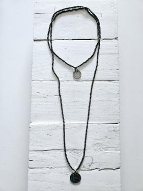 Collar doble vuelta mini grey | 267