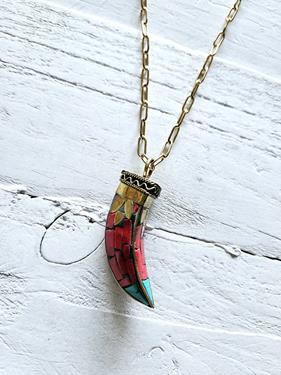 Cadena colmillo tibetano | 1432 | Bohemian Barcelona, freespirit, lifestyle.