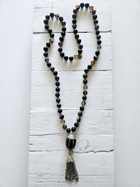 Collar borla brown | 1118 | Bohemian Barcelona, freespirit, lifestyle.