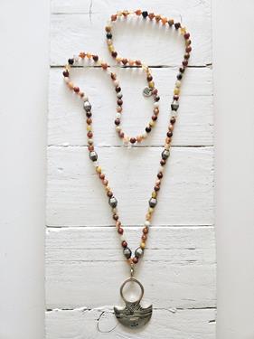 Collar amuleto tuareg terracota | 291
