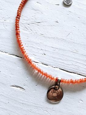 Gargantilla coral moneda | NOM104