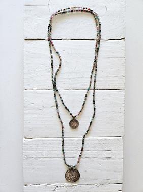 Collar doble vuelta mini water | 267 | Bohemian Barcelona, freespirit, lifestyle.
