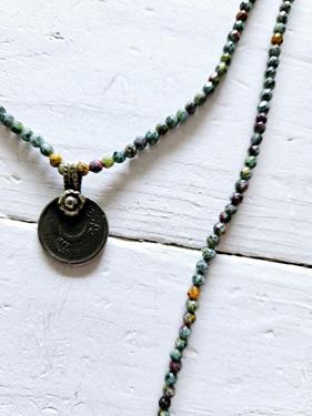 Collar doble vuelta mini water | 267 | Bohemian Barcelona, freespirit, lifestyle.